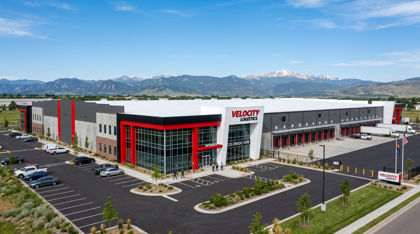 High-Reflectance Cool Roof Logistics Facility